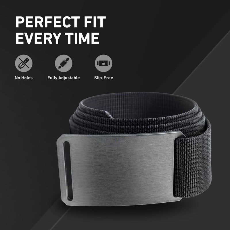 GRIP6 Belt for Men - Adjustable, Durable, Nylon Belt for Casual, Tactical, Hiking, and EDC - Ideal Mens Belts for Jeans, Golf, and Concealed Carry - Image 3